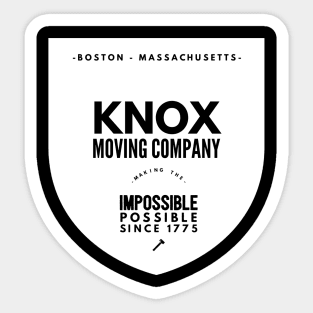 Knox Moving Company Sticker